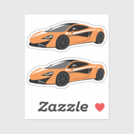 Adesivo Tampas de beijo do Carro de Esporte Laranja