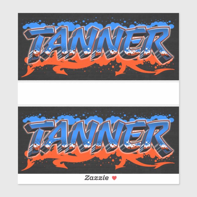 Adesivo Tanner Vorname Name Graffiti Aufkleber Sticker (Folha)