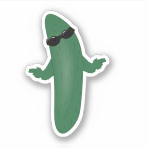 Adesivo Tão tranquilo quanto um pepino