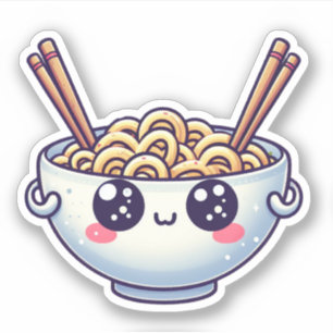 Adesivo Tapete de macarrão kawaii