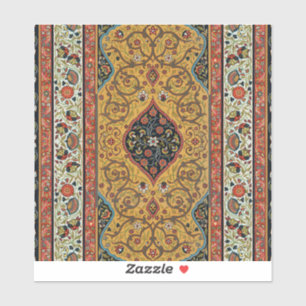 Adesivo Tapete Persa Antigo Design Elegante
