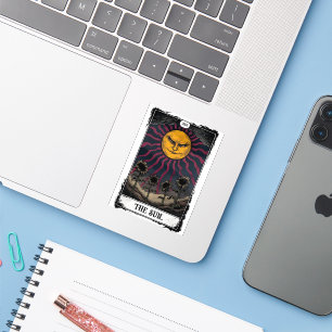 Adesivo Tarot do Sol Gótico