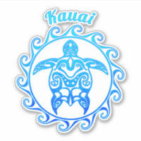 Tartaruga Tribal do Oceano Azul Kauai