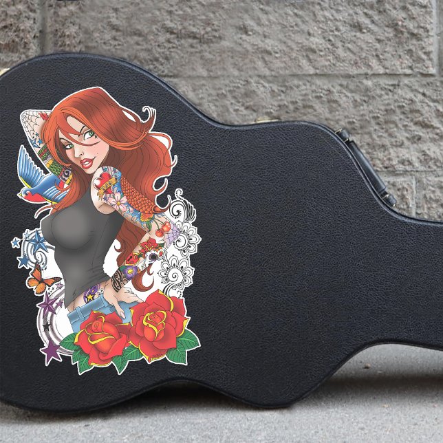 Adesivo Tattoos das mulheres ruivas (Criador carregado)