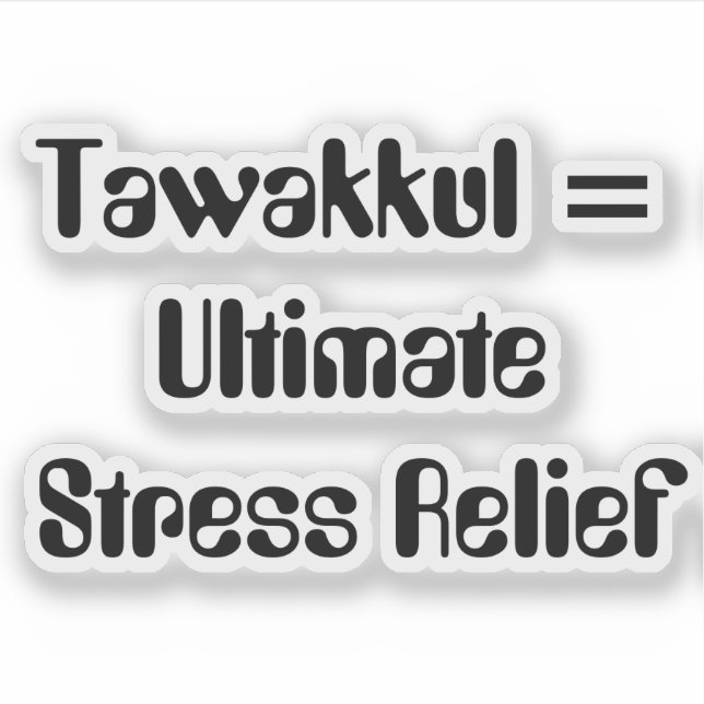 Adesivo Tawakkul = Alivio de stress máximo (Frente)