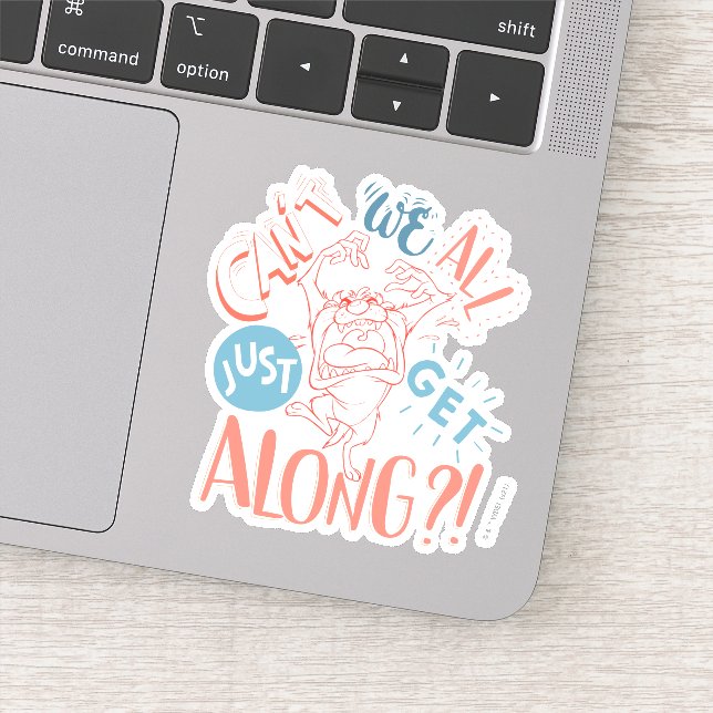 Adesivo TAZ™ | Não podemos nos dar bem?! (Detalhe)