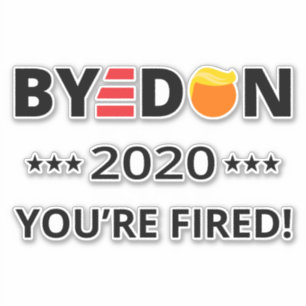Adesivo Tchau Don 2020. Você está cansado! Funny Biden Har