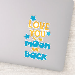 Adesivo Te Amo Na Lua E Volta, Estrelas