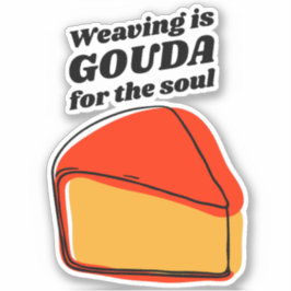 Adesivo Tecendo é Gouda para o palito