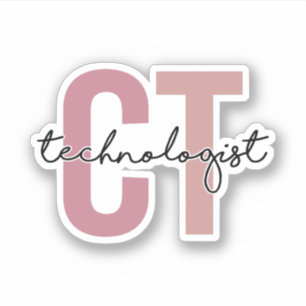 Adesivo Tecnologia CT, Tecnólogo Computacional Tomografia