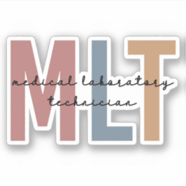 Adesivo Tecnologia Médica do Laboratório Médico MLT