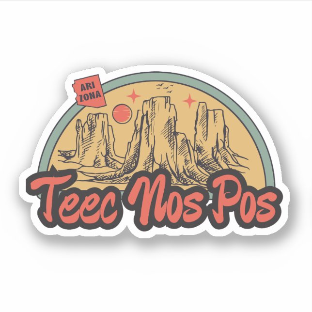 Adesivo Teec No Pos, Arizona Sticker (Frente)