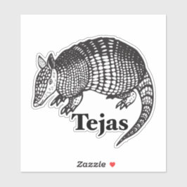 Adesivo Tejas Armadillo Sticker