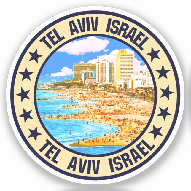 Adesivo Tel Aviv (Frente)