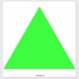 Adesivo Tela verde néon moderna Seta triangular grande