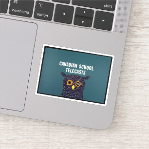 Adesivo Telecasts Escola Canadense