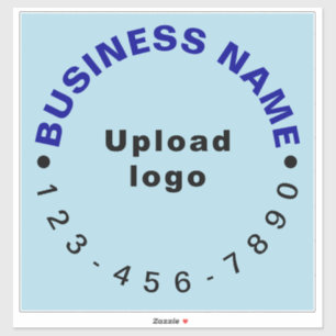 Adesivo Telefone comercial em vinil quadrado grande azul c