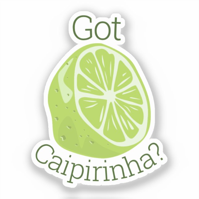 Adesivo Tem Caipirinha? (Frente)
