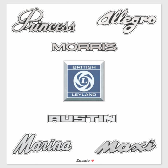 Adesivo Tema Britânico Leyland (Folha)