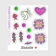 Tema de Costura Botões e Pontadas