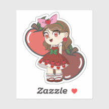 Tema de Maçã Bonita, Chibi Sticker
