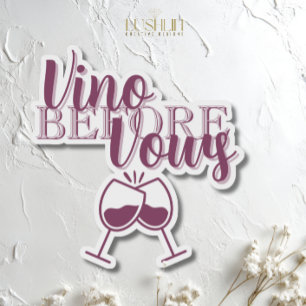 Adesivo Tema de Vino para Festa de Despedida de Solteira A