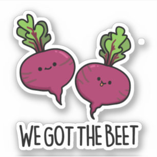 Adesivo Temos Um Vedante De Arma Vegetal De Beterraba