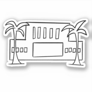 Adesivo Templo LDS da Arizona Mesa - esboço comum 