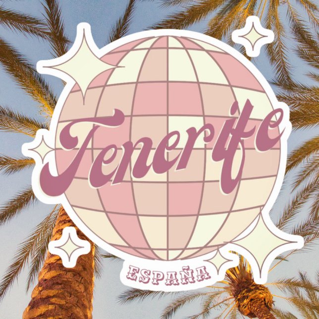 Adesivo Tenerife Islas Canarias Espanha viagem (Criador carregado)