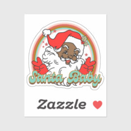 Adesivo Tenha Um Melanino Natal Negro Papai Noel