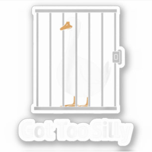 Adesivo Tenho muito Bobo de ganso engraçado e humor para o