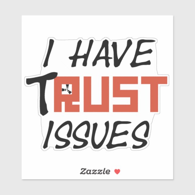 Adesivo Tenho problemas de RUST RBC (Folha)