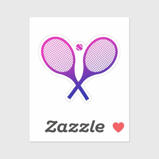 Adesivo Tênis Rackets Magenta para Mão Roxa (Folha)