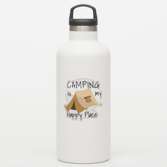 Adesivo Tent Camping Vinyl Sticker (Garrafa d'água)