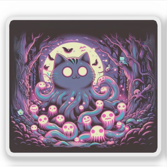 Adesivo Tentacled Twilight (Frente)