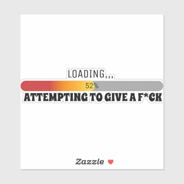 Adesivo Tentando dar um,, Sticker (Folha)