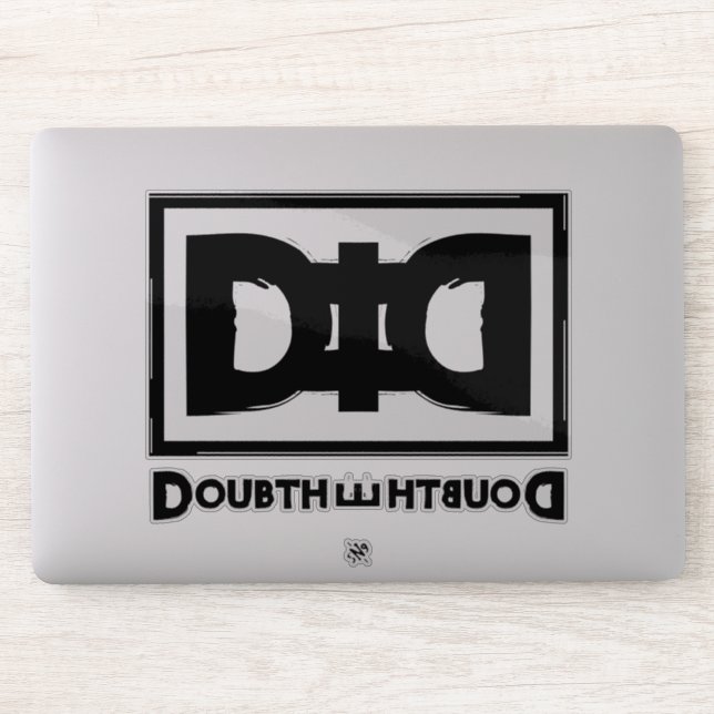 Adesivo Teoria da conspiração mote: Dúvida A Dúvida (Computador)