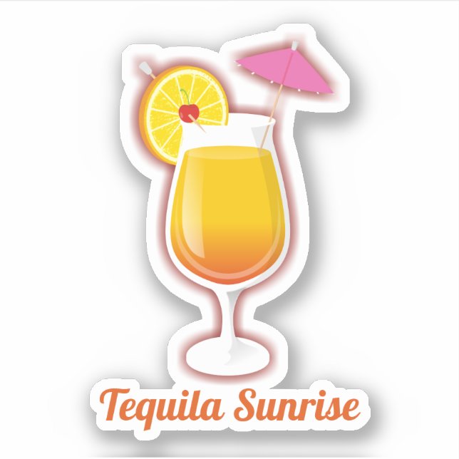 Adesivo Tequila Sunrise (Frente)
