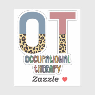 Adesivo Terapêutica Ocupacional Para Presentes De OT Futu
