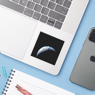 Adesivo Terra Crescente Tirada Da Missão Apollo 4.