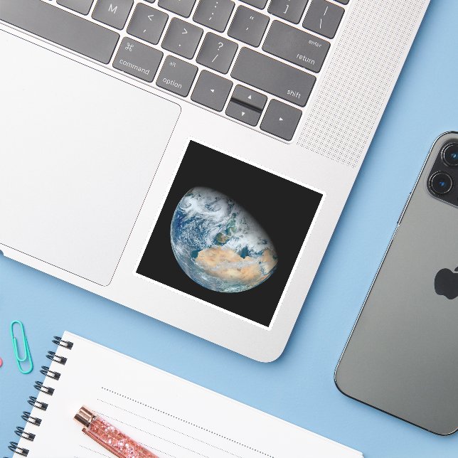 Adesivo Terra Mostrando O Norte De África E O Sudoeste Da  (Notebook com iPhone)