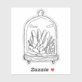 Adesivo Terrarium Dome Sticker