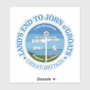 Adesivo Terrenos de John o'Groats (ciclismo c)