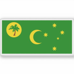 Adesivo Território das Ilhas Cocos (Keeling), Com Australi