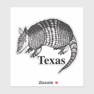 Adesivo Texas Armadillo