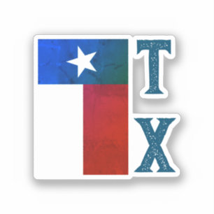 Adesivo Texas Flag (vertical)