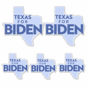 Adesivo Texas For Biden