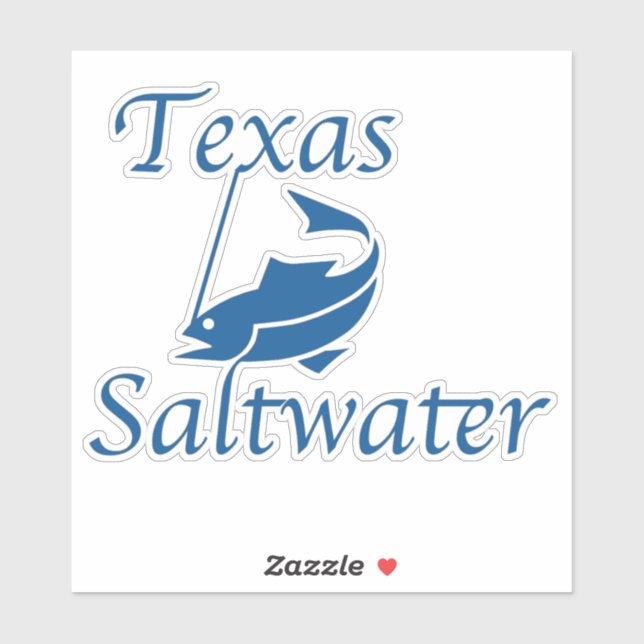 Adesivo Texas Saltwater (Folha)