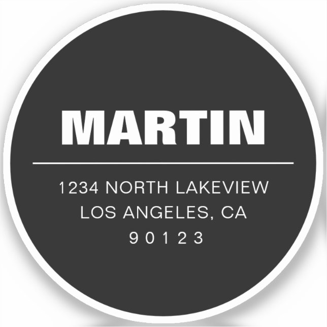 Adesivo Texto Alterável em na moda Negrito (Frente)