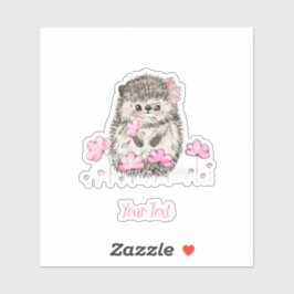 Adesivo Texto das Flores Rosa-Rosa-do-porco